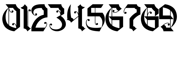 Battom Glory Font OTHER CHARS