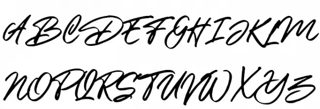 Battossa Schriftart Groß