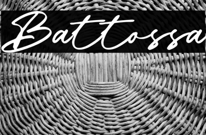 Battossa Font examples