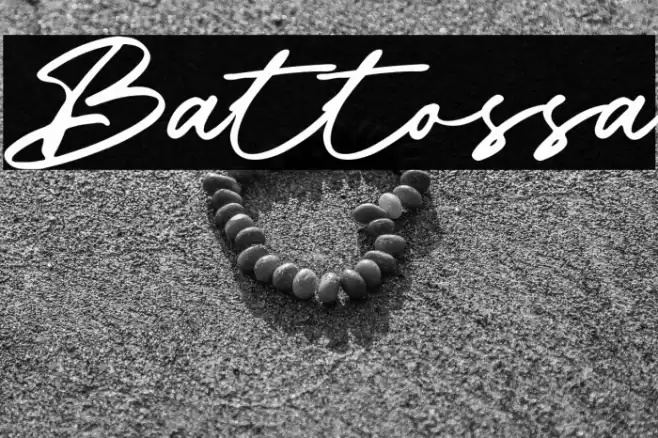 Battossa Font examples