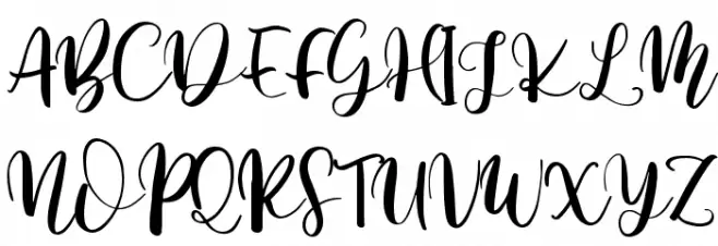 Battshion Regular Schriftart Groß