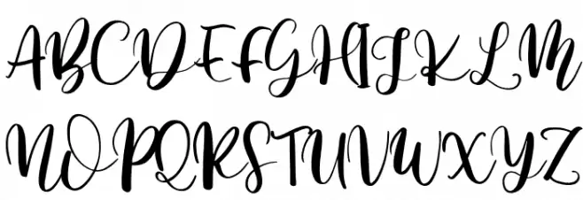 Battshion Regular Schriftart Groß