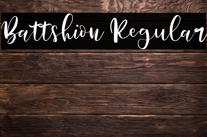 Battshion Regular Example 3