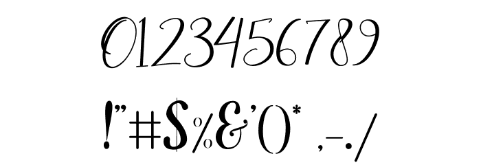 Battur demo Font OTHER CHARS