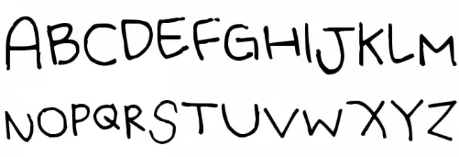 Batty Girl Schriftart Groß