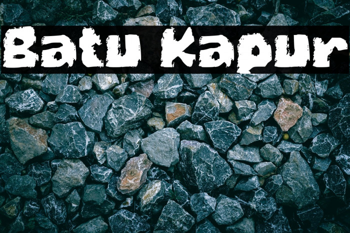 Batu Kapur Example 3