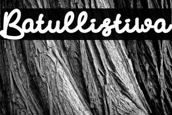Batullistiwa Font examples