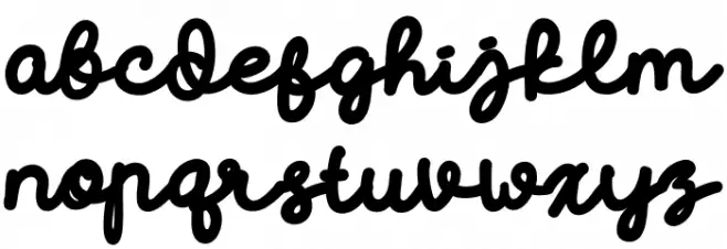 Batullistiwa Font LOWERCASE