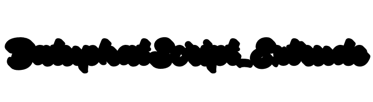 BatuphatScript-Extrude  Frei Schriftart Herunterladen