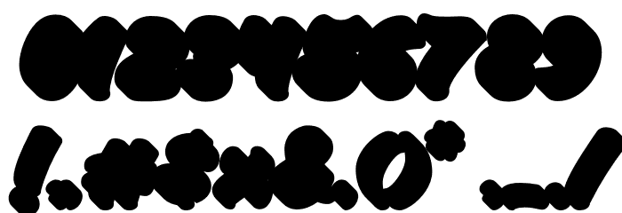 BatuphatScript-Extrude Font OTHER CHARS