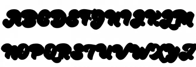 BatuphatScript-Extrude Schriftart Groß