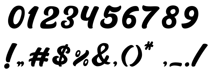 BatuphatScript-Regular Font OTHER CHARS