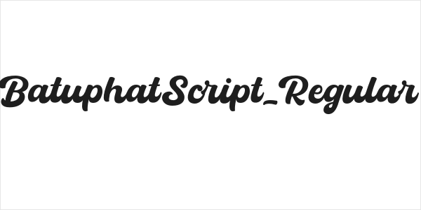 BatuphatScript-Regular Logo
