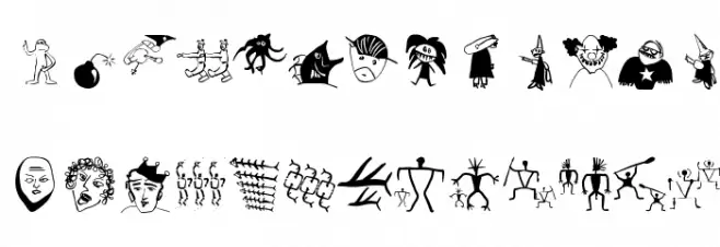 BatzBats Font UPPERCASE