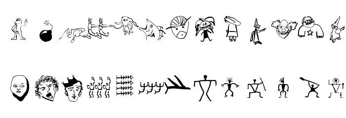 BatzBats Font LOWERCASE