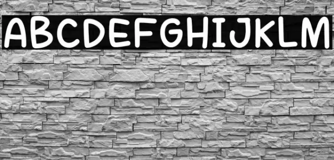 Bau Asem Font examples