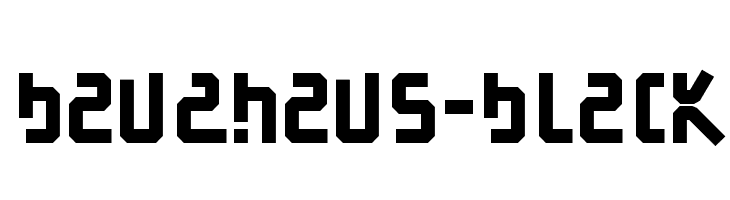 BauAHaus-Black  font caratteri gratis