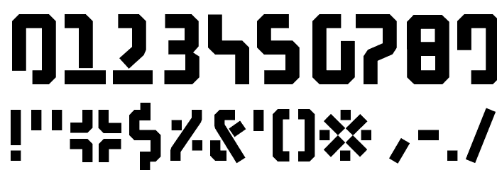 BauAHaus-Black Font OTHER CHARS
