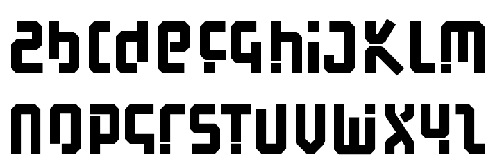 BauAHaus-Black Font LOWERCASE