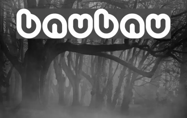 Baubau Font examples