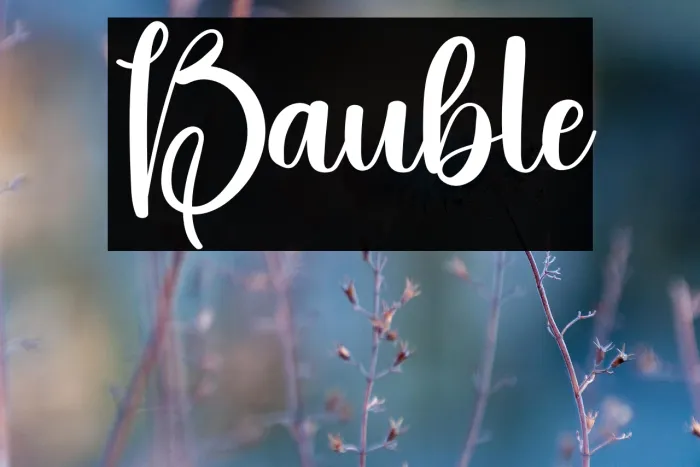 Bauble Example 1