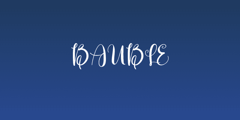 Bauble Social Header