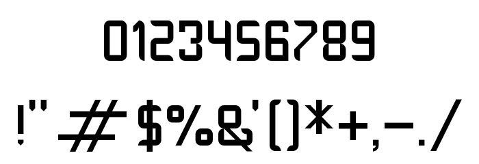 Bauchaomaicha Regular Font OTHER CHARS