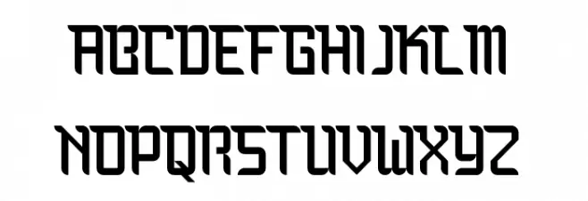 Bauchaomaicha Regular Schriftart Groß