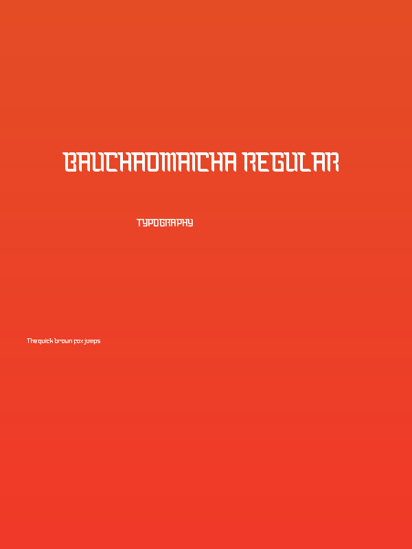 Bauchaomaicha Regular Poster