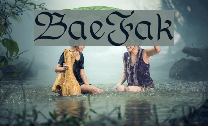 BauernFraktur Font examples