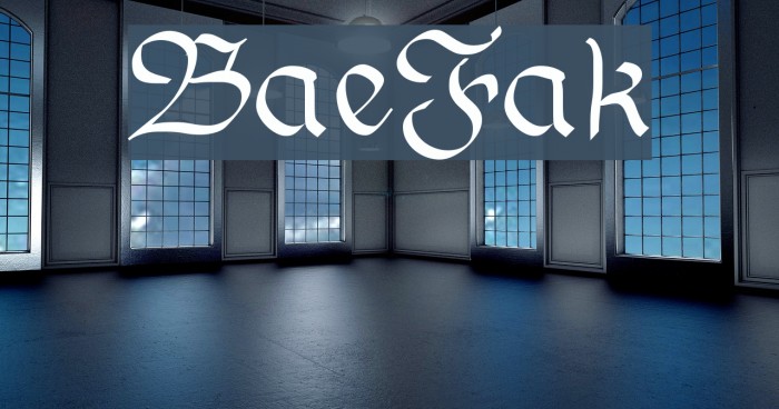 BauernFraktur Font examples