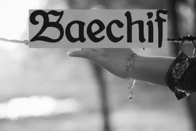 Bauernschrift Font examples