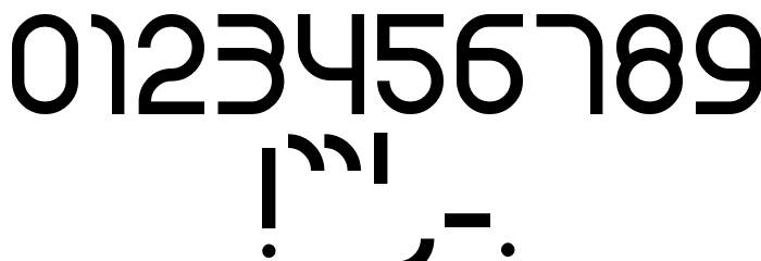 Bauhaus Modern Font OTHER CHARS