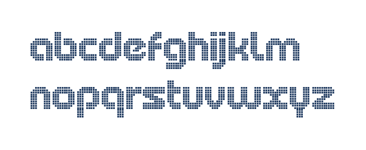 Bauhaus Olga 1933 Bold Regular Lowercase