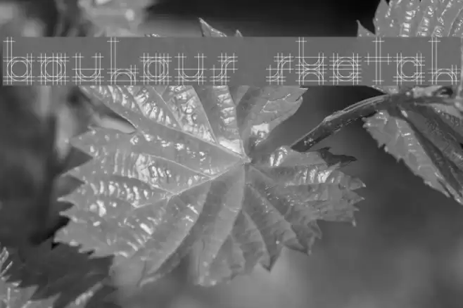 Bauhaus Sketch Font examples