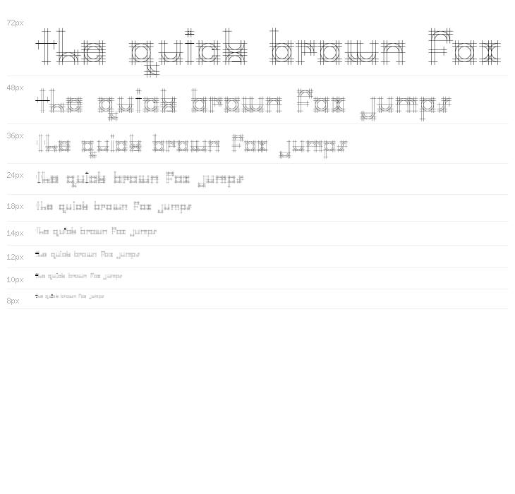 Bauhaus Sketch Waterfall