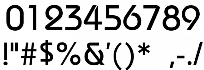 Bauhaus-Thin Font OTHER CHARS