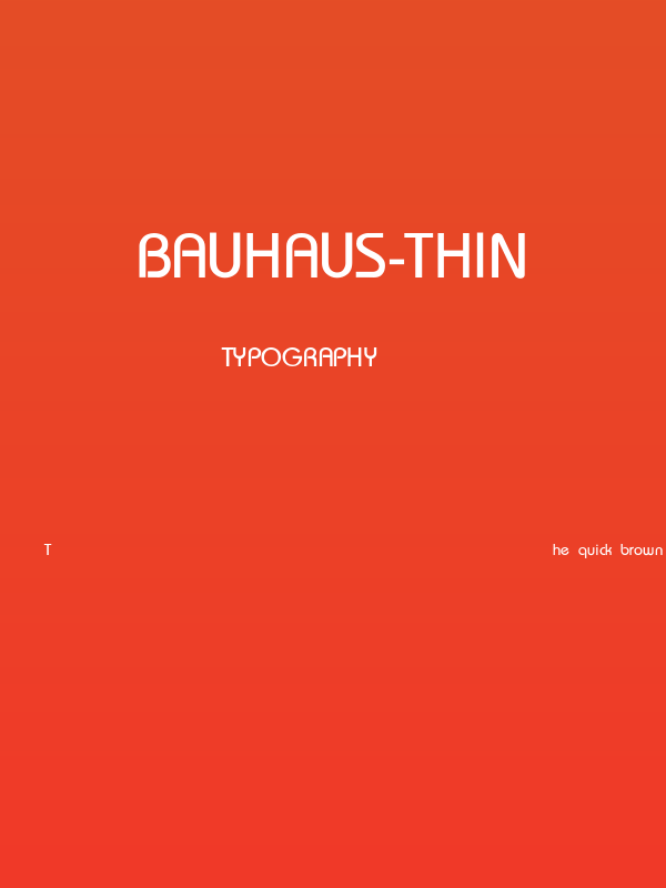 Bauhaus-Thin Poster