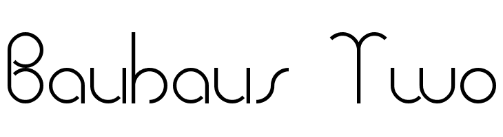 Bauhaus Two Font
