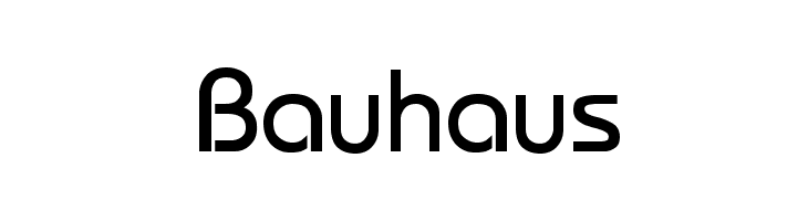 Schriftart Bauhaus 93 Kostenlos