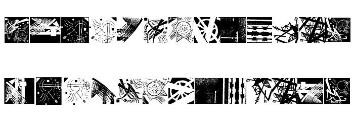 BauhausFragments Font LOWERCASE