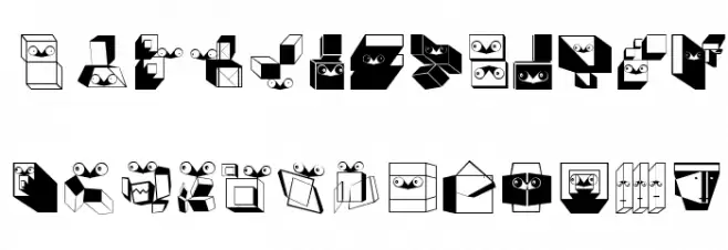 BauhausReminisce Schriftart Groß