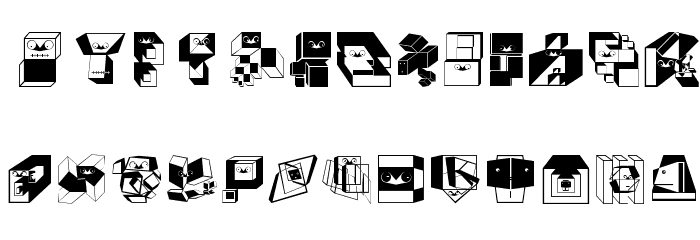 BauhausReminisce Font LOWERCASE