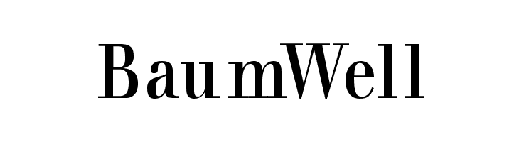 BaumWell Font