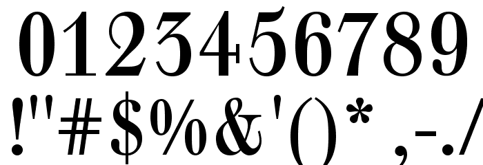 BaumWell Font OTHER CHARS