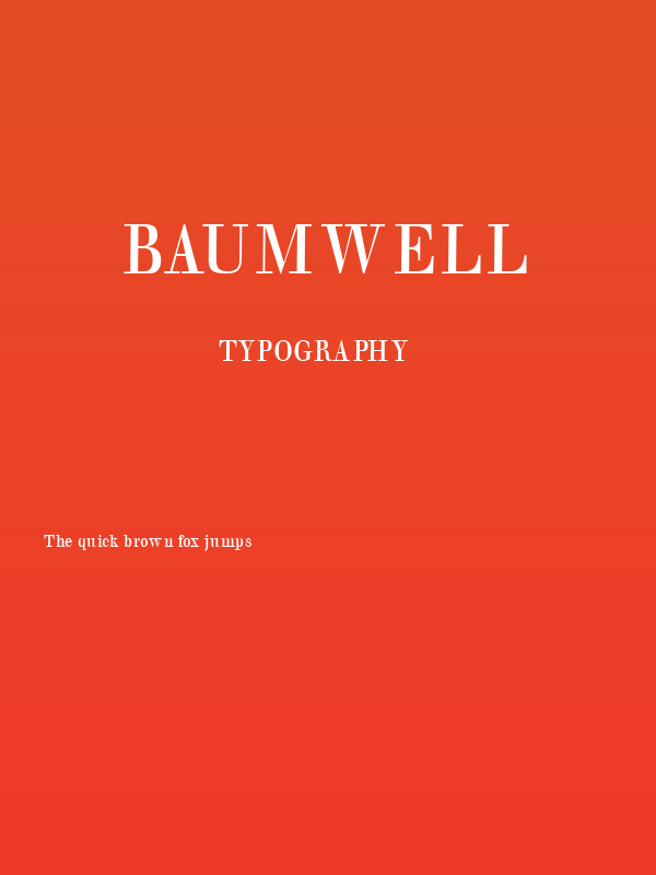 BaumWell Poster