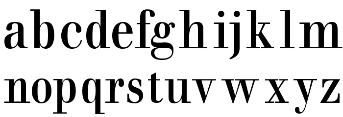BaumWell Font LOWERCASE