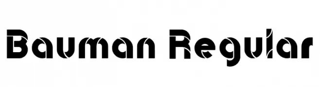 Bauman Regular  Fuentes Gratis Descargar