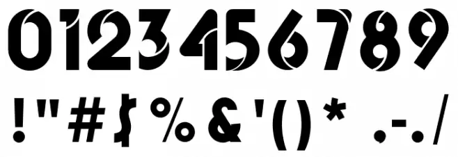 Bauman Regular Font Alte caractere
