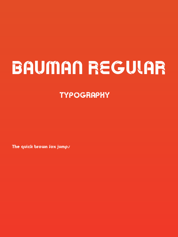 Bauman Regular Poster